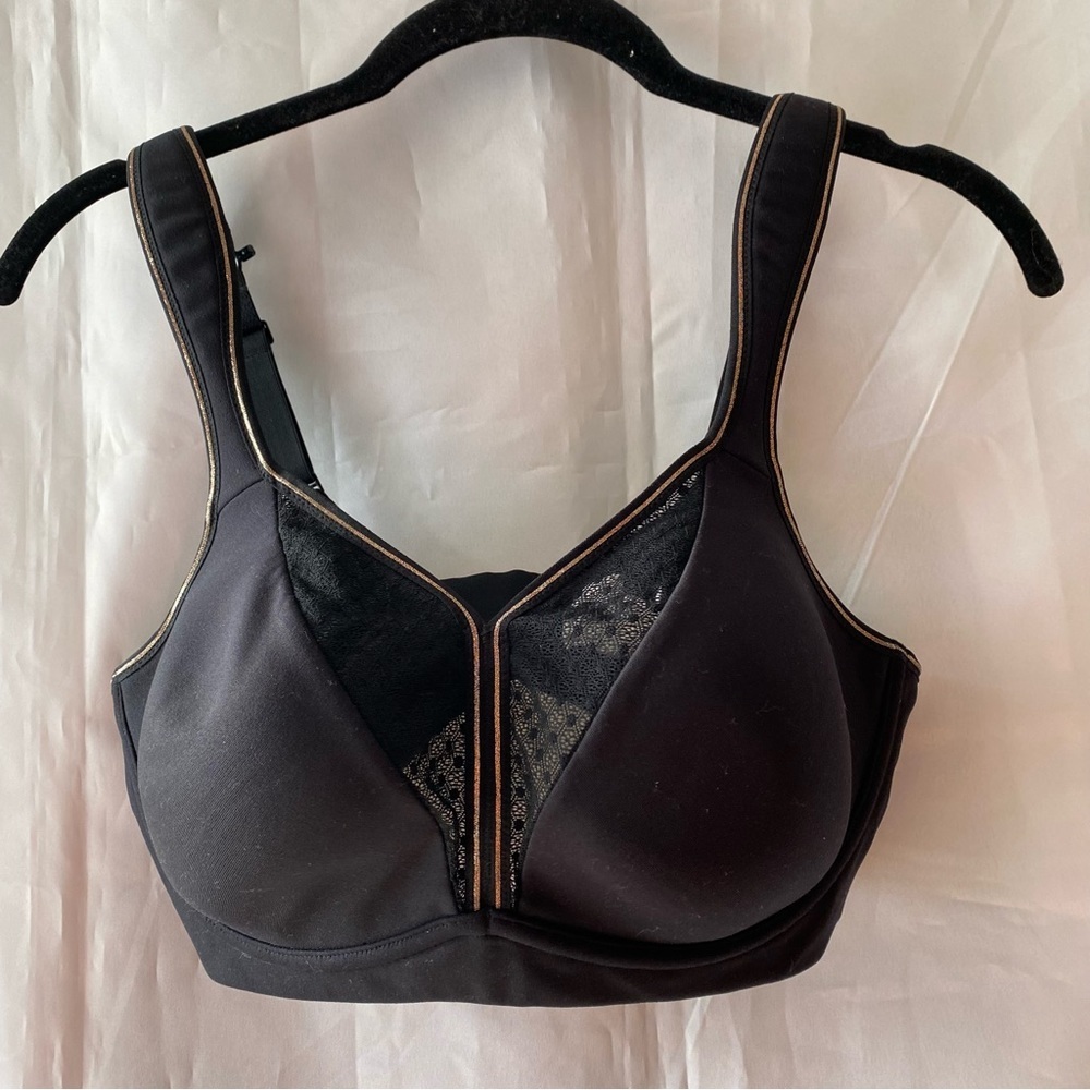 NWOT Simone Perele bra harmony sport underwire black SZ 42C EUR SZ 80D - Picture 5 of 14